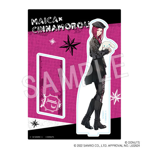 『ブラックスター -Theater Starless- ×サンリオキャラクターズ』アクリルスタンド マイカ×シナモロール